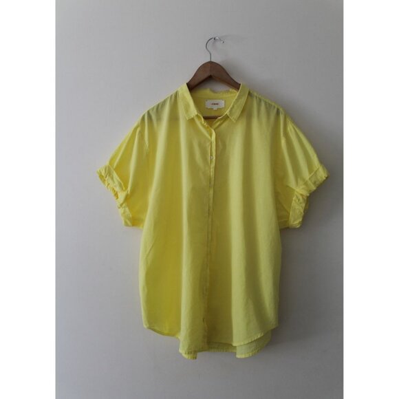 Xirena Channing Shirt Bright Yellow Size Large - Picture 3 of 8